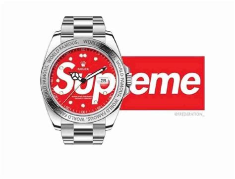 supreme and rolex|supreme x rolex collab.